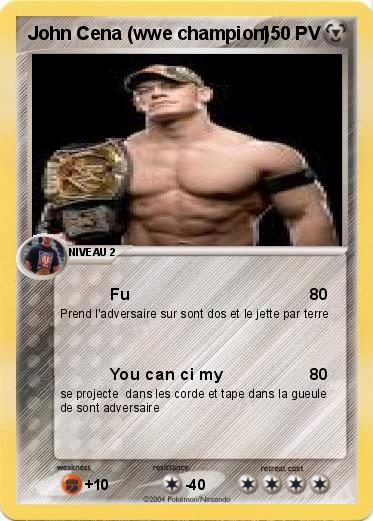 Pokemon John Cena (wwe champion)