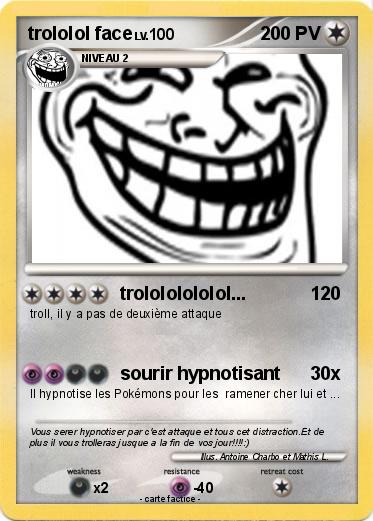 Pokemon trololol face
