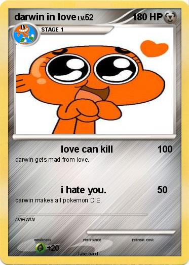 Pokemon darwin in love