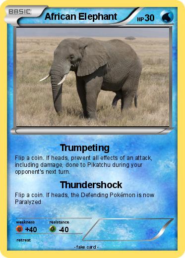 Pokemon African Elephant