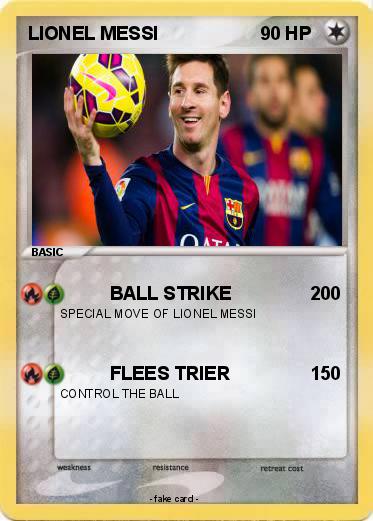 Pokemon LIONEL MESSI