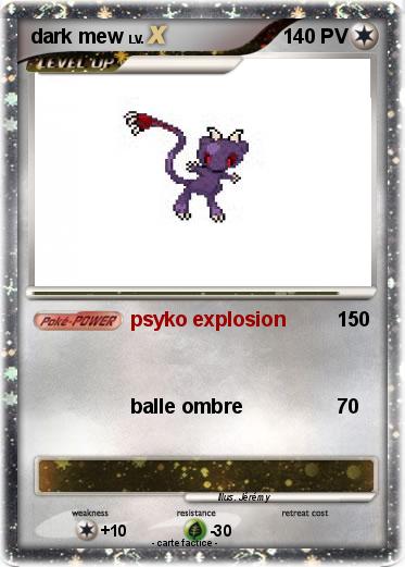 Pokemon dark mew