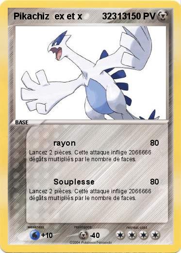 Pokemon Pikachiz  ex et x        32313