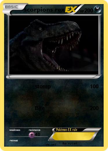 Pokemon scorpions rex