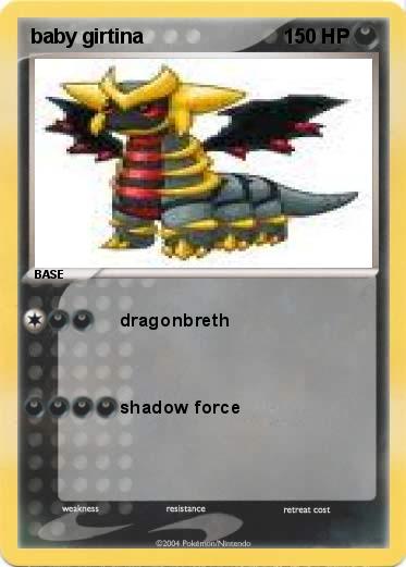 Pokemon baby girtina