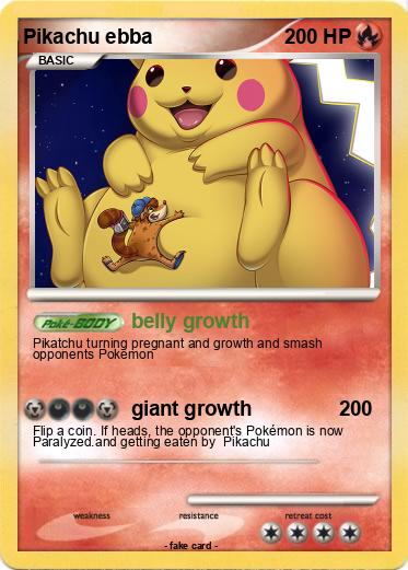 Pokemon Pikachu ebba
