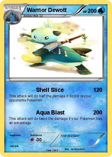 Pokemon Warrior Dewott
