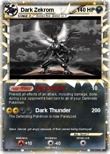 Pokemon Dark Zekrom