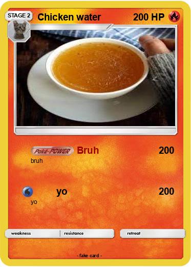 Pokemon Chicken water