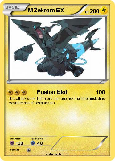 Pokemon M Zekrom EX