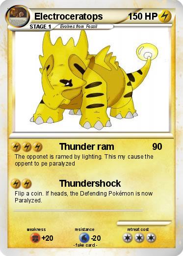 Pokemon Electroceratops