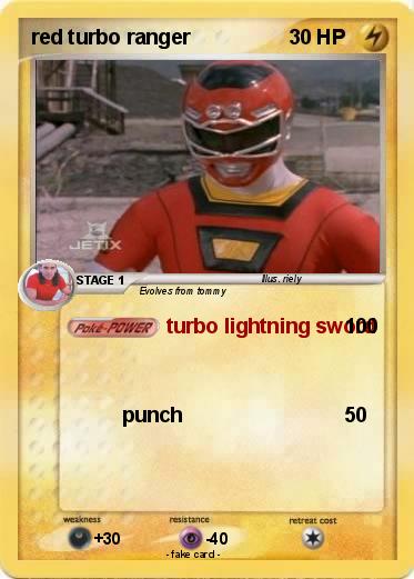 Pokemon red turbo ranger