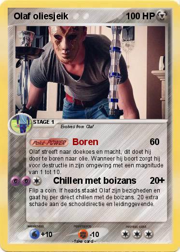 Pokemon Olaf oliesjeik