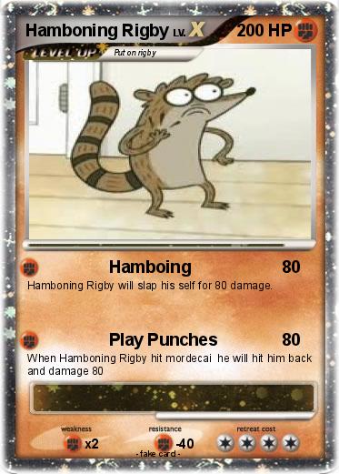 Pokemon Hamboning Rigby