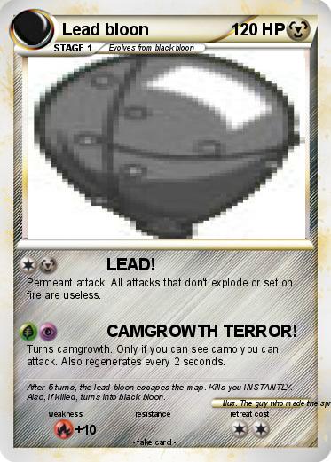 Pokemon Lead bloon