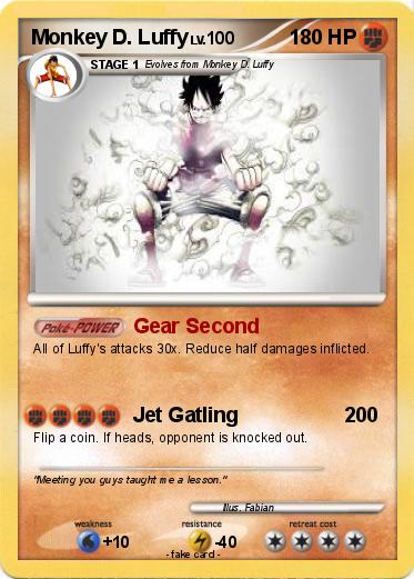 Pokemon Monkey D. Luffy