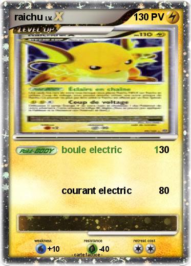 Pokemon raichu