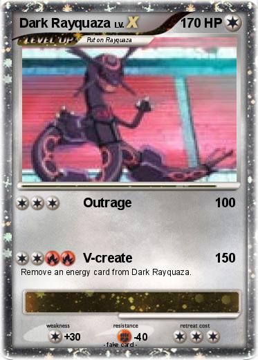Pokemon Dark Rayquaza