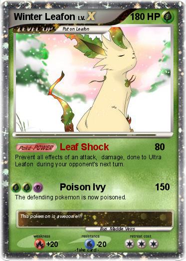 Pokemon Winter Leafon