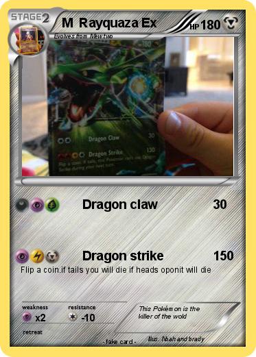 Pokemon M  Rayquaza Ex