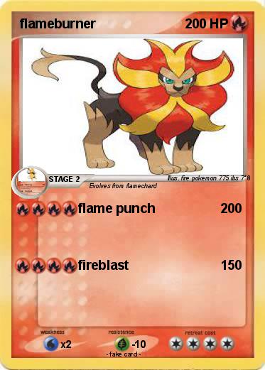 Pokemon flameburner