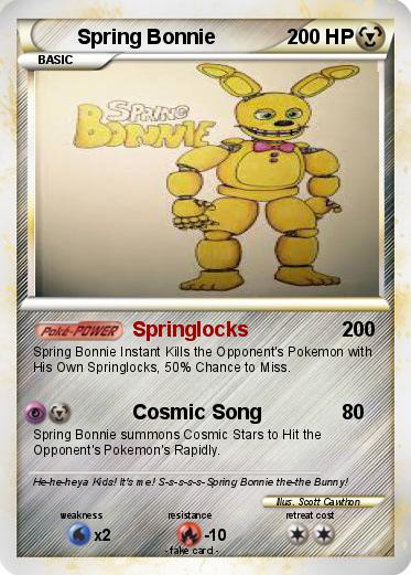 Pokemon Spring Bonnie