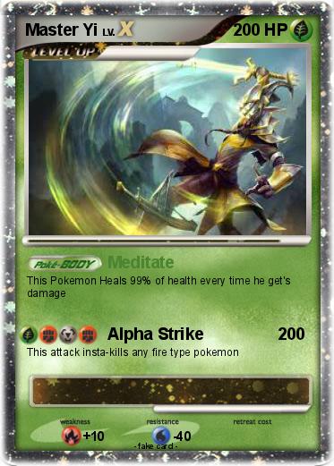 Pokemon Master Yi