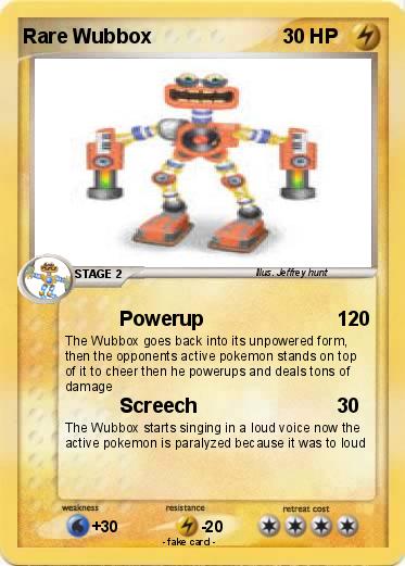 Pokemon Rare Wubbox