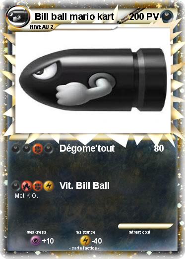 Pokemon Bill ball mario kart