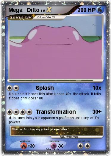 Pokemon Mega   Ditto