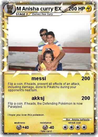 Pokemon M Anisha curry EX