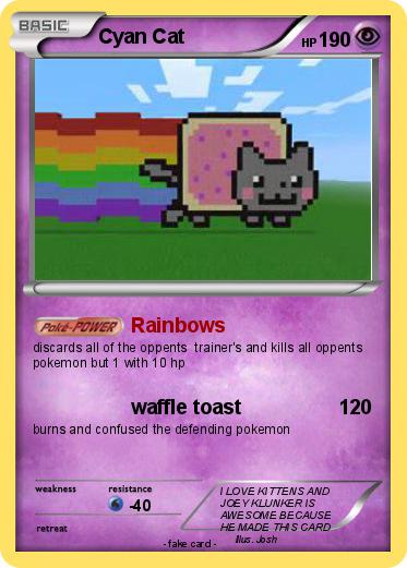 Pokemon Cyan Cat