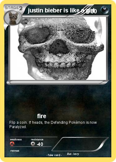 Pokemon justin bieber is like a girl