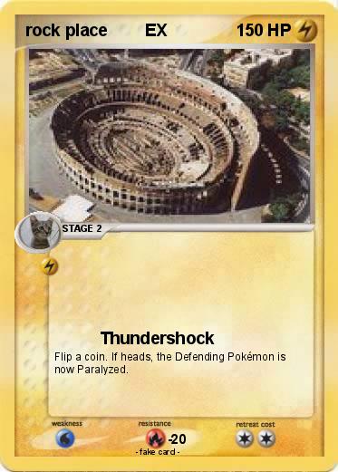 Pokemon rock place        EX