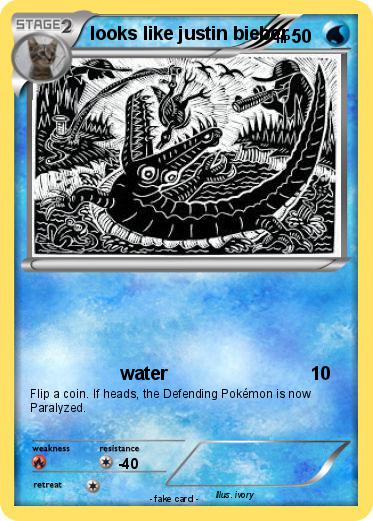 Pokemon looks like justin bieber