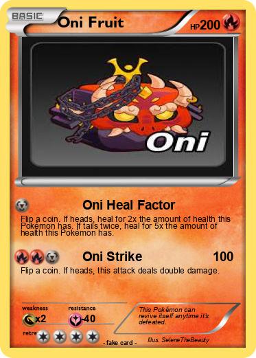 Pokemon Oni Fruit