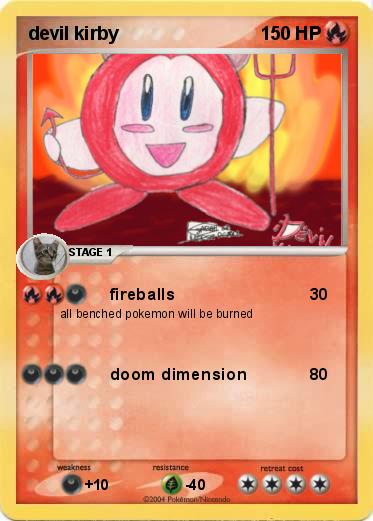 Pokemon devil kirby