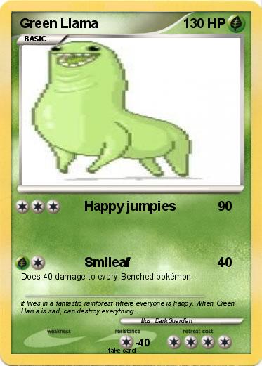 Pokemon Green Llama