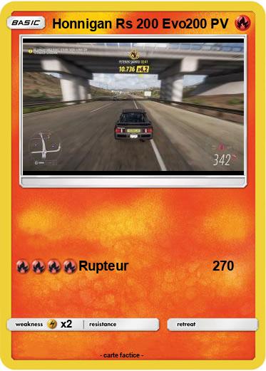 Pokemon Honnigan Rs 200 Evo