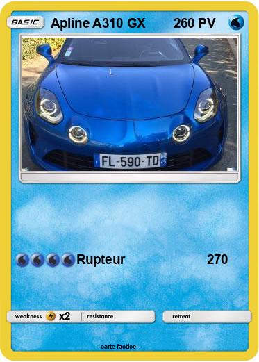 Pokemon Apline A310 GX        2