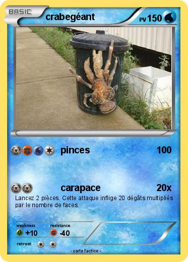 Pokemon crabegéant