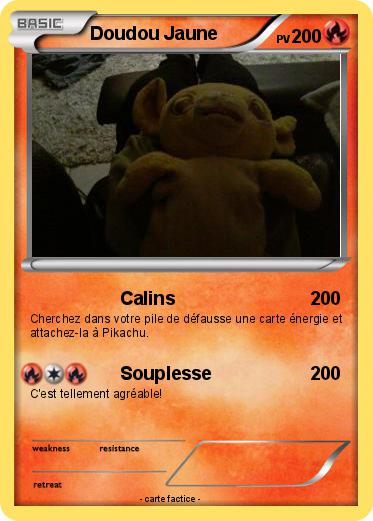 Pokemon Doudou Jaune
