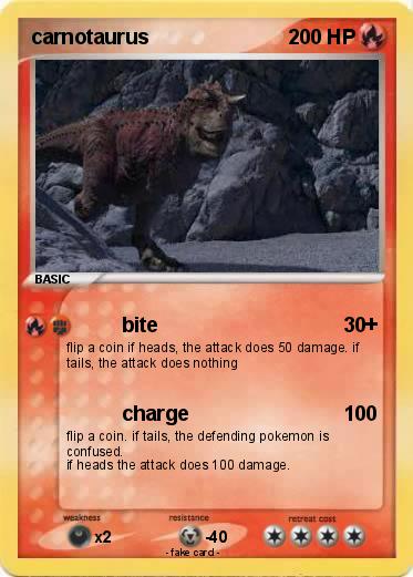 Pokemon carnotaurus