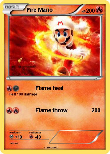 Pokemon Fire Mario