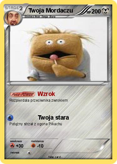 Pokemon Twoja Mordaczu