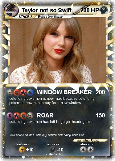 Pokemon Taylor not so Swift