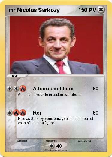 Pokemon mr Nicolas Sarkozy 