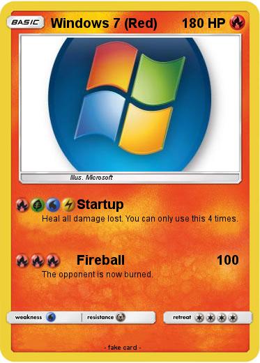 Pokemon Windows 7 (Red)