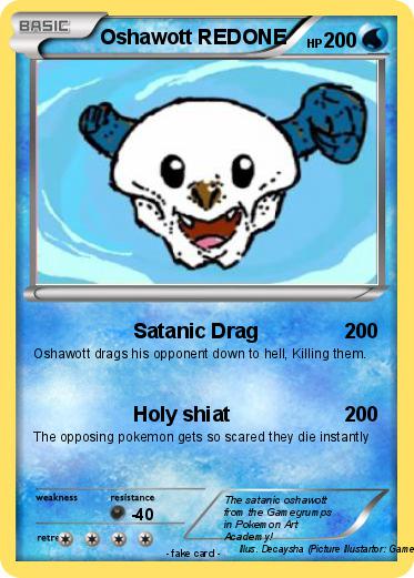 Pokemon Oshawott REDONE