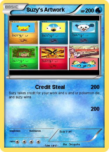 Pokemon Suzy's Artwork